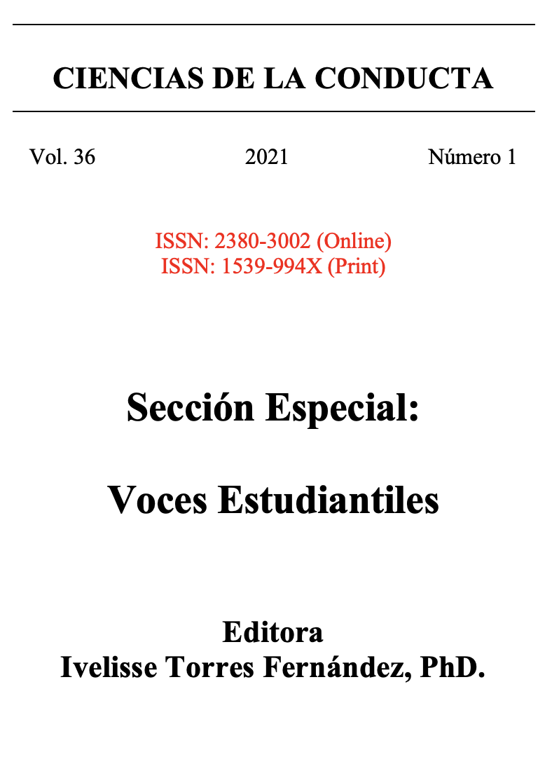 					Ver Vol. 36 Núm. 1 (2021): Sección Especial: Voces Estudiantiles
				